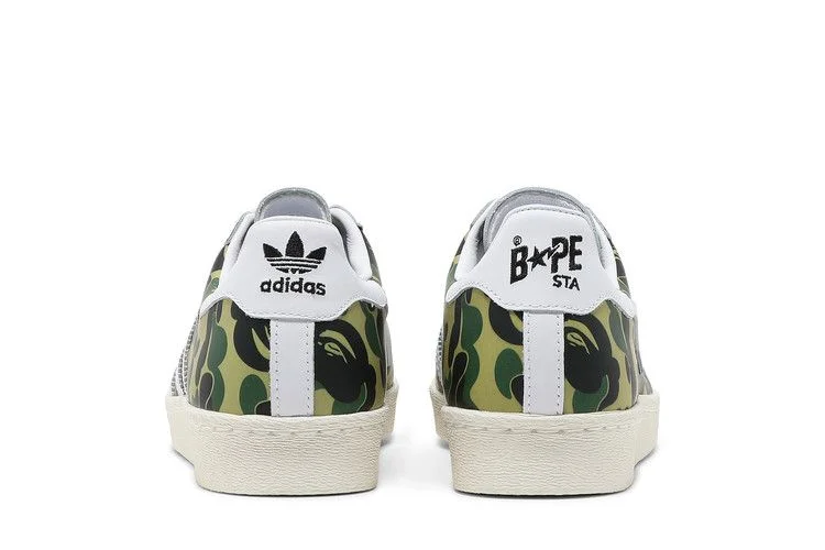 Кроссовки BAPE x adidas Superstar 80s 'ABC Camo'