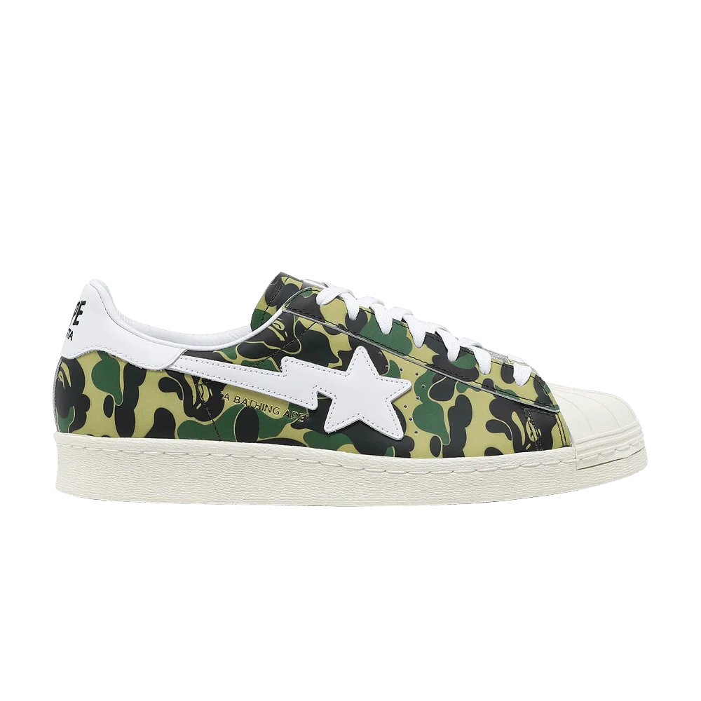Кроссовки BAPE x adidas Superstar 80s 'ABC Camo'