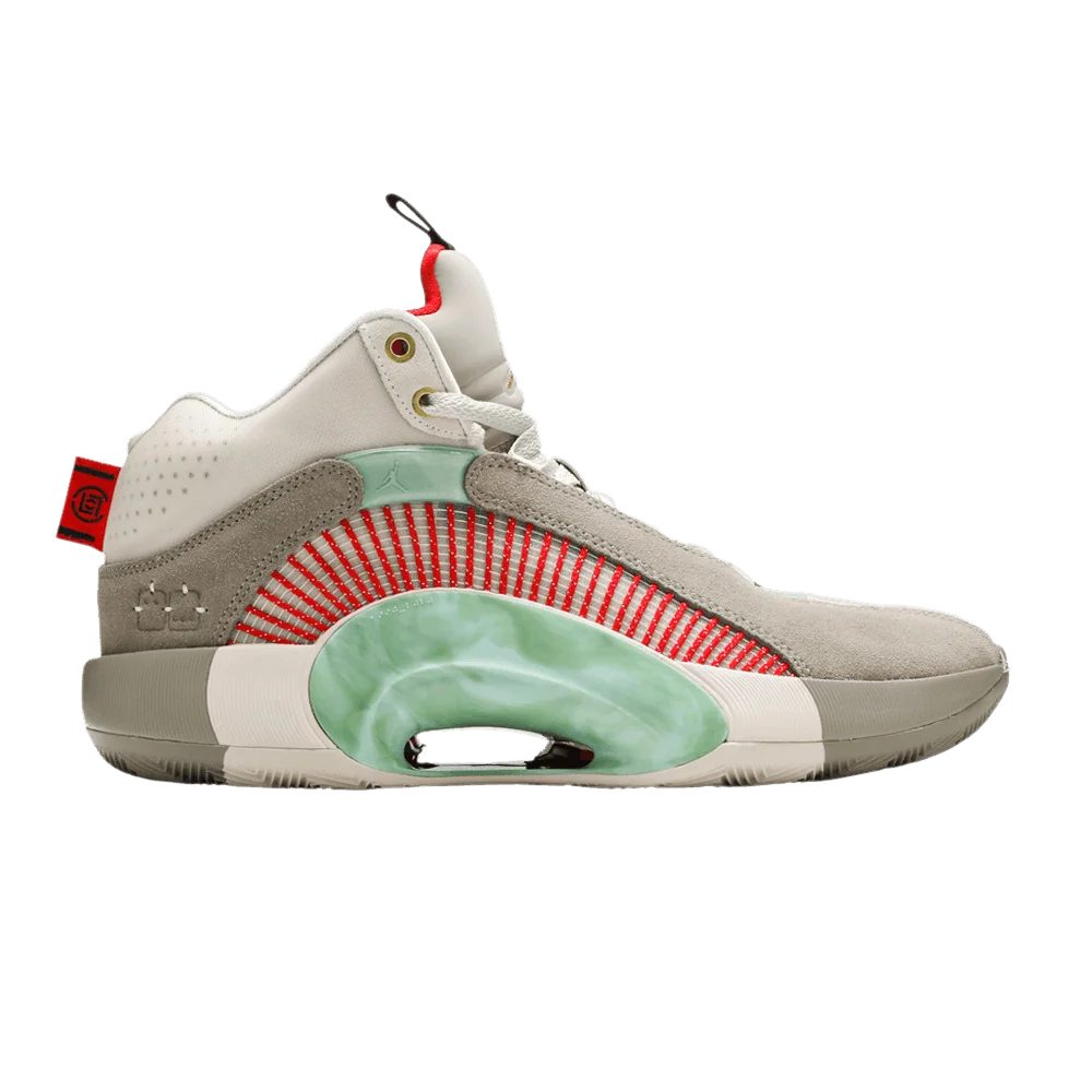 Кроссовки CLOT x Air Jordan 35 'Sepia Stone'