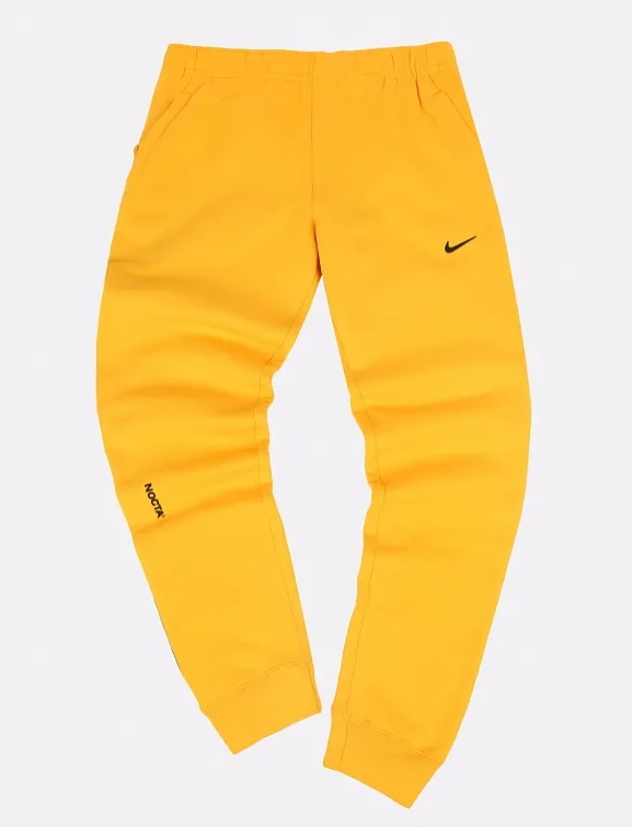 Nike x Drake NOCTA Fleece Pants Yellow 1