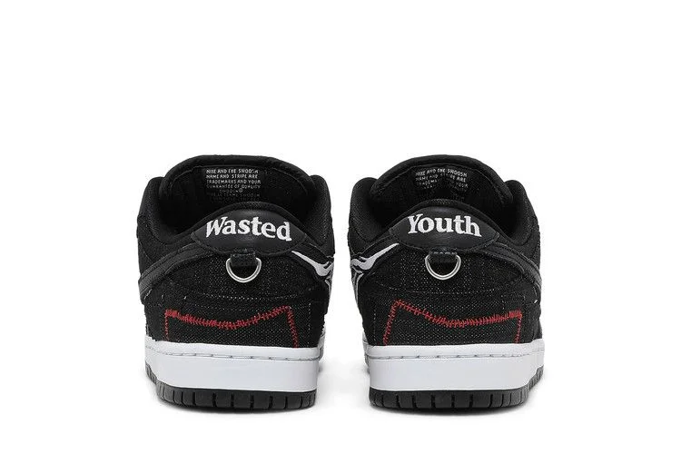 Кроссовки Wasted Youth x Nike Dunk Low SB 'Black Denim' Special Box