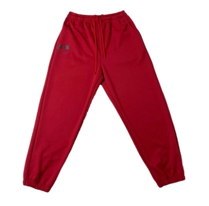 2020 Smile Hip hop Style Sweatpants Red 1