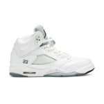 White/Black-Metallic Silver