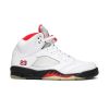 White/Fire Red-Black