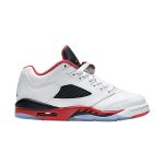 White/Fire Red/Black