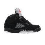 Black/Fire Red- Metallic Silver