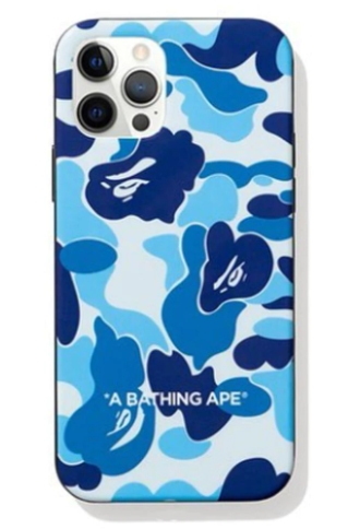 BAPE ABC Camo iPhone 12 PRO MAX Case Blue 1