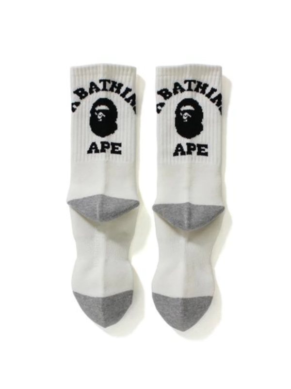 Спортивные носки BAPE College Socks Socks White