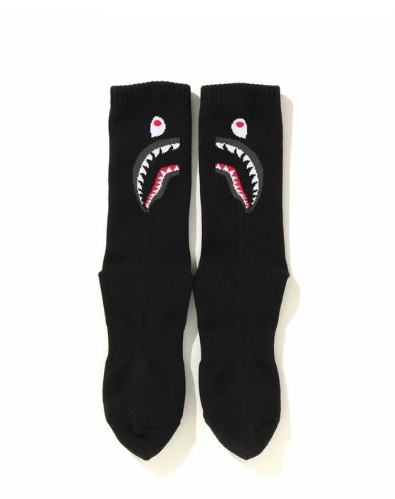 Спортивные носки BAPE Shark Socks Black