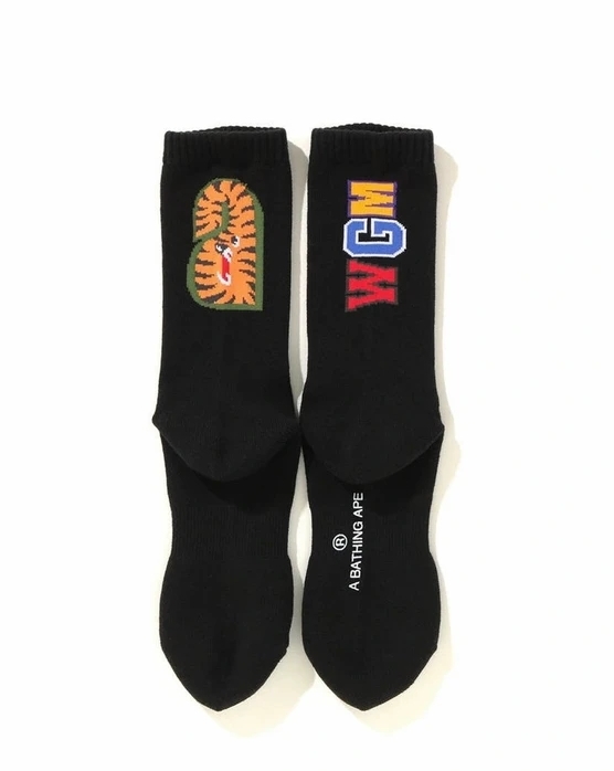 Спортивные носки BAPE Shark Socks Black