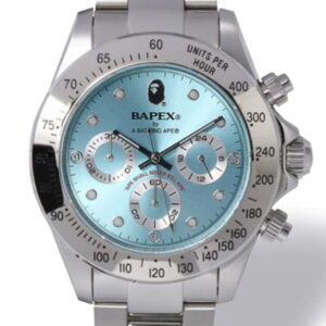 BAPE Type 3 Bapex Watch Silver 2