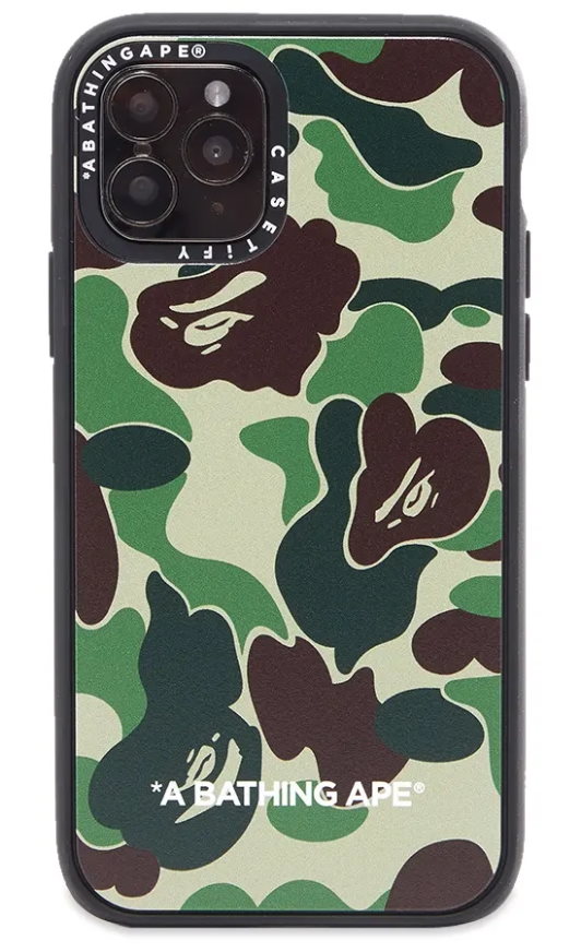BAPE x Casetify ABC Camo iPhone11 Pro Case Green 1