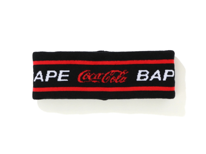 BAPE x Coca Cola Headband Black 1