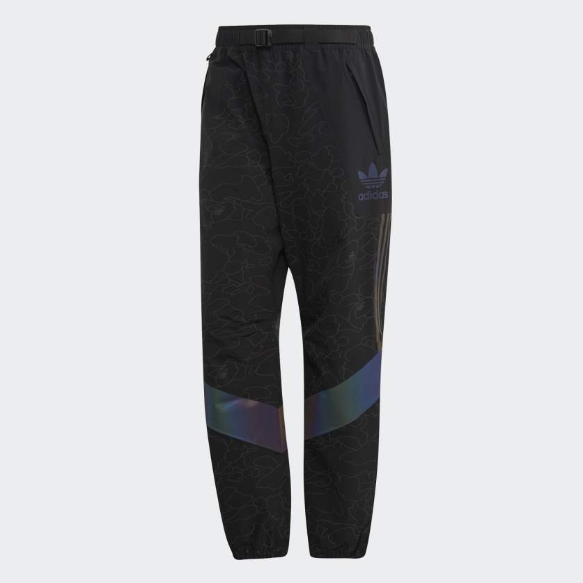 BAPE x adidas Slopetrotter Pants Black 1