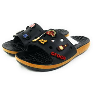 Crocs Classic Bootlegger Slide Combs Black 1