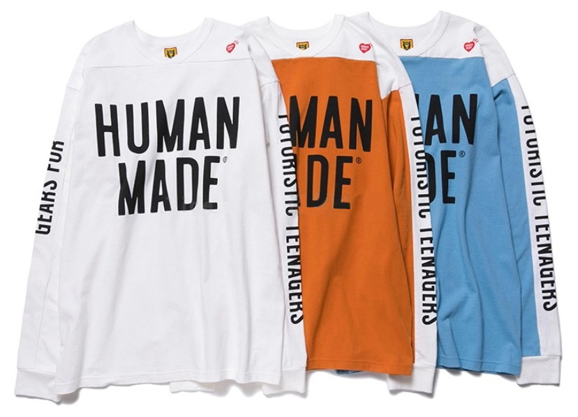 HUMAN MADE Futuristic Long Sleeve T Shirt Multicolor 1