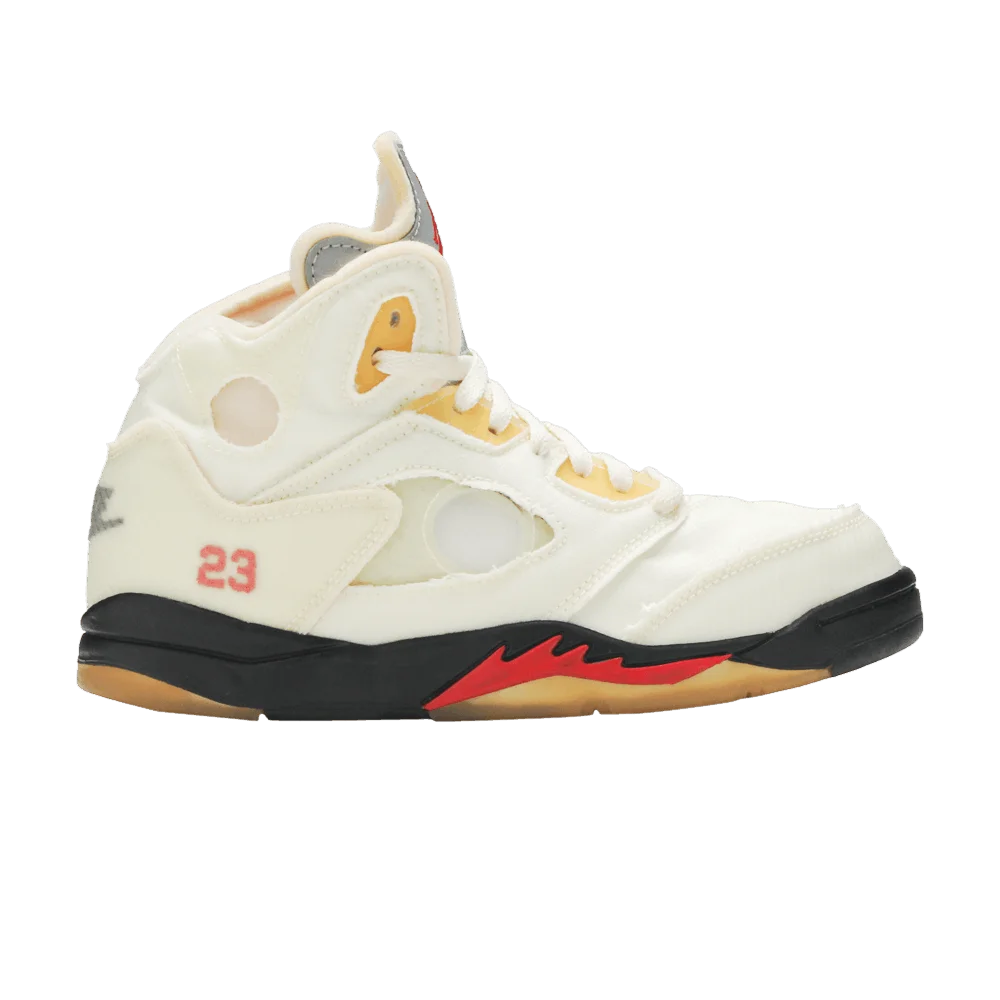 Кроссовки Off-White x Air Jordan 5 Retro SP PS 'Sail'