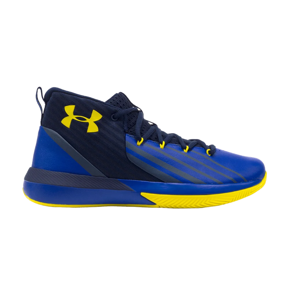 Кроссовки Under Armour Lockdown 3 GS 'Royal Taxi'