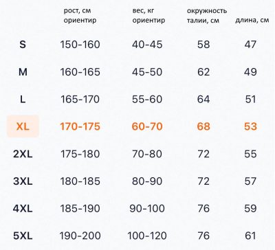 Спортивные шорты NBA USA Basketball Teams Shorts таблица размеров