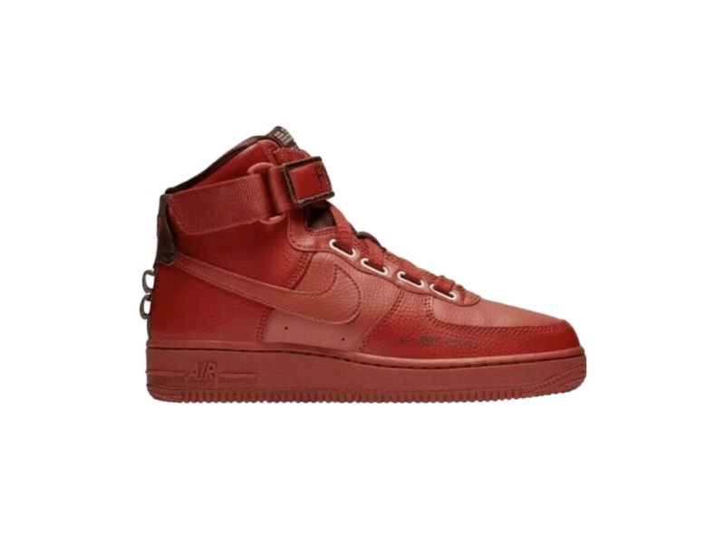 Wmns Nike Air Force 1 High Utility Dune Red