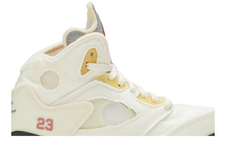 Кроссовки Off-White x Air Jordan 5 Retro SP PS 'Sail'