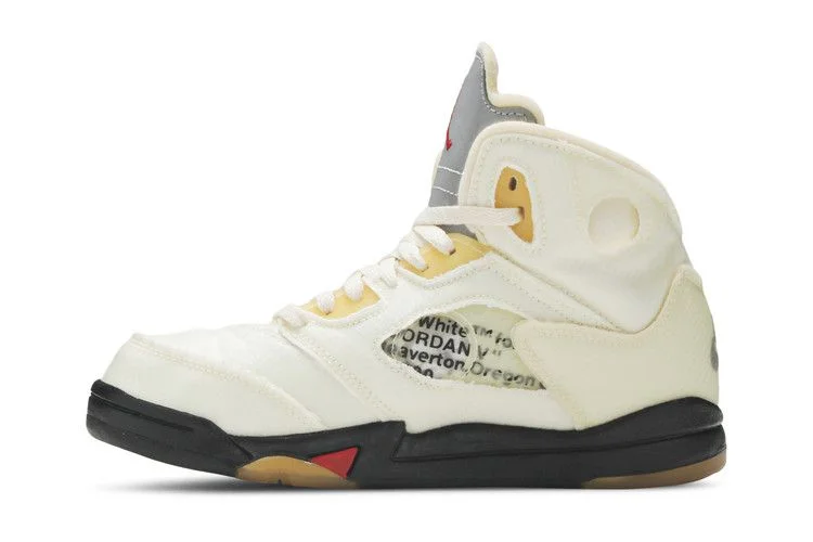Кроссовки Off-White x Air Jordan 5 Retro SP PS 'Sail'