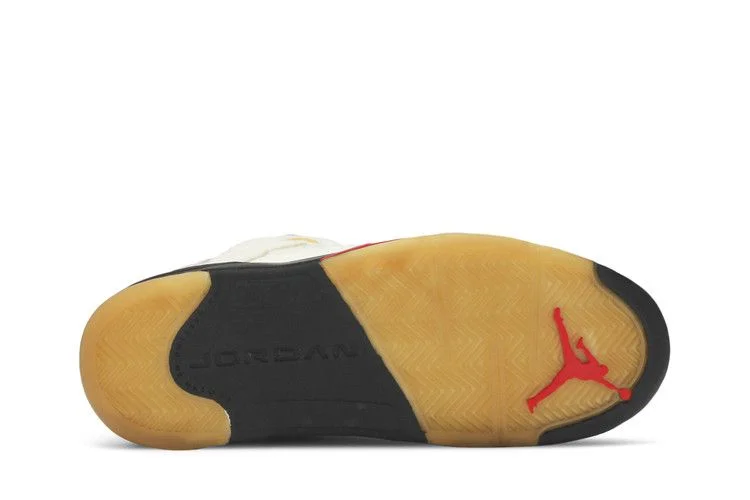 Кроссовки Off-White x Air Jordan 5 Retro SP PS 'Sail'