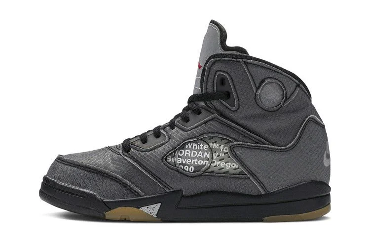 Кроссовки Off-White x Air Jordan 5 Retro SP PS 'Muslin'