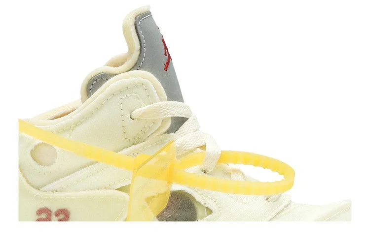 Кроссовки Off-White x Air Jordan 5 Retro SP TD 'Sail'