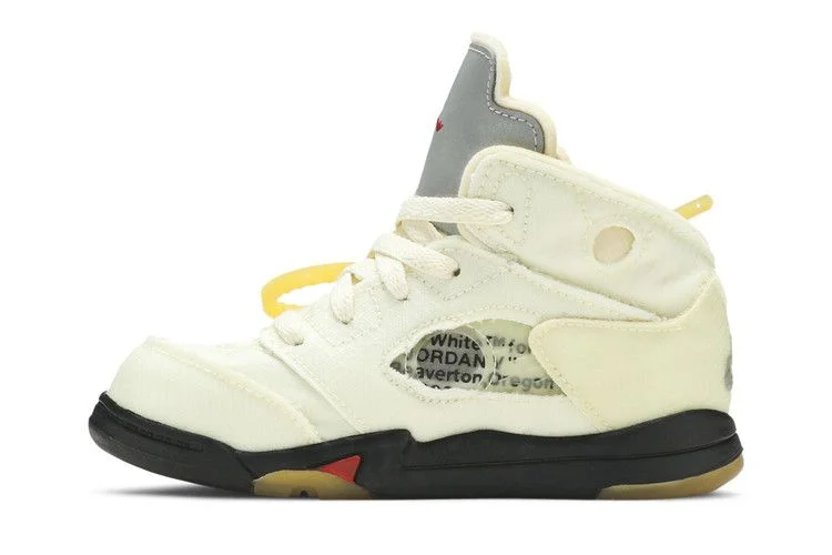 Кроссовки Off-White x Air Jordan 5 Retro SP TD 'Sail'