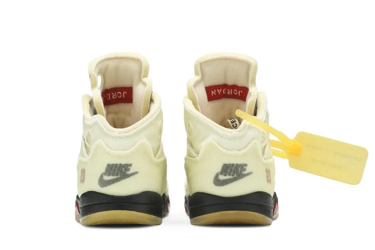 Кроссовки Off-White x Air Jordan 5 Retro SP TD 'Sail'