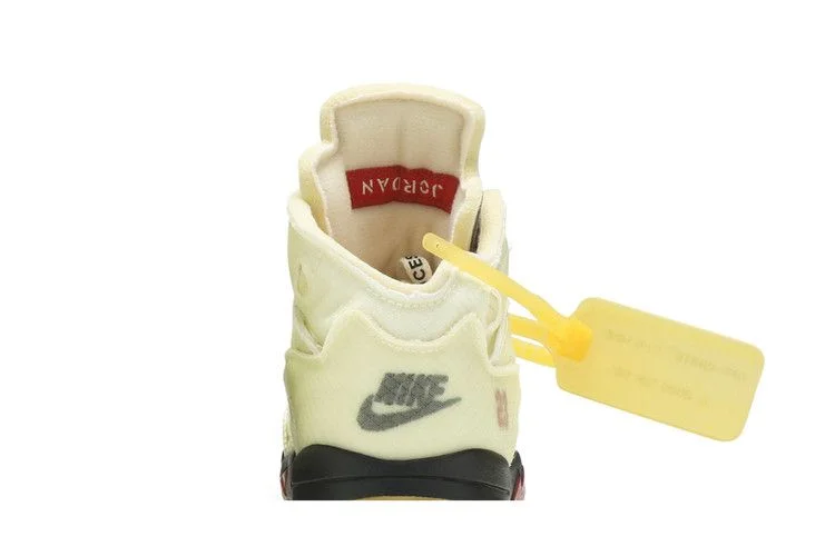 Кроссовки Off-White x Air Jordan 5 Retro SP TD 'Sail'