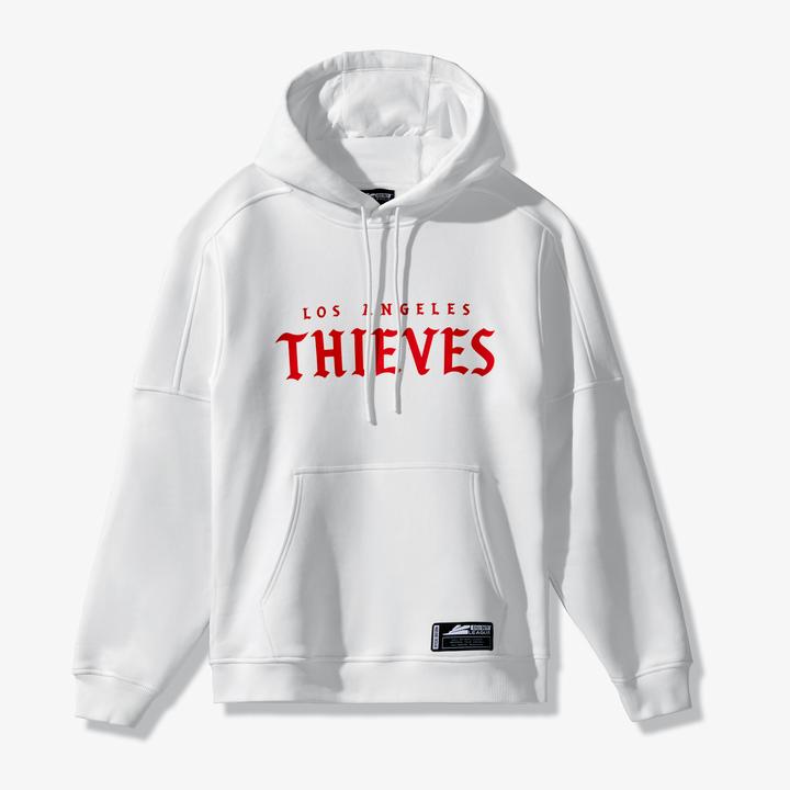 100 Thieves LA Thieves Official Away Hoodie White