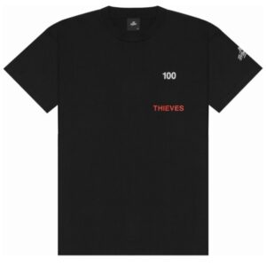 100 Thieves Numbers T shirt Black