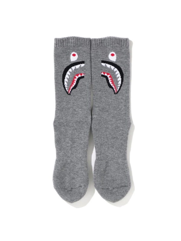 Спортивные носки BAPE 2nd Shark Socks Grey