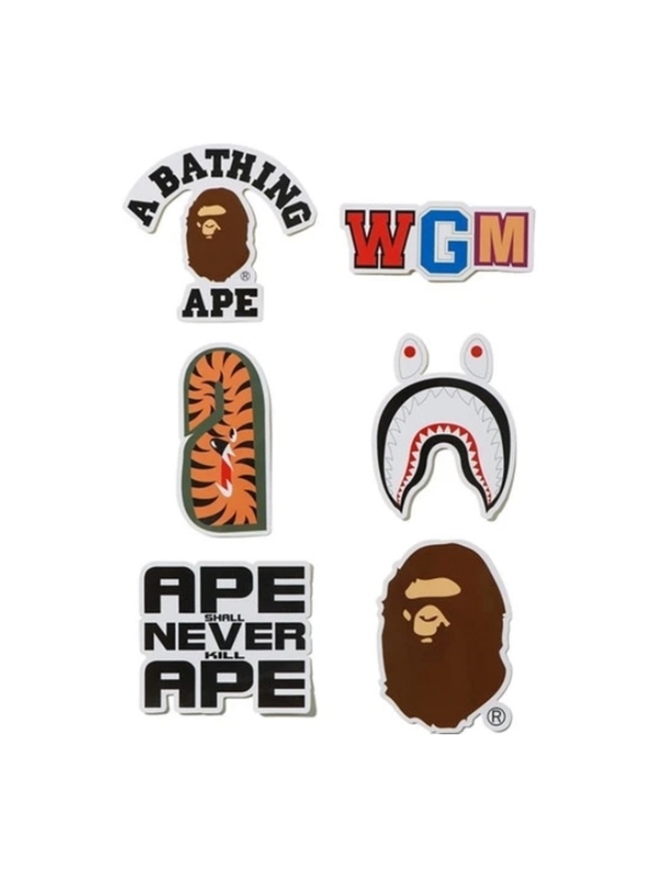 BAPE A Bathing Ape Sticker Pack Multi 1