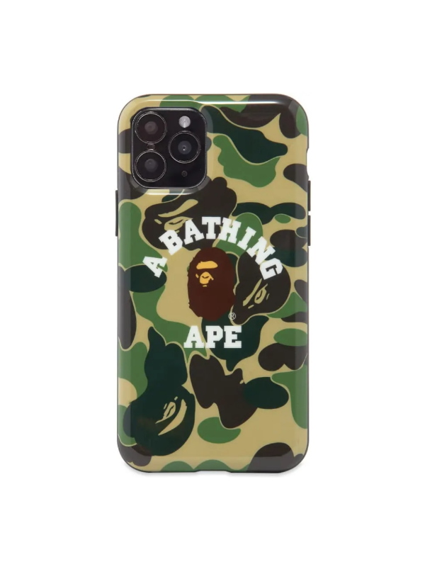 BAPE ABC Camo College iPhone 11 Pro Case Green 1