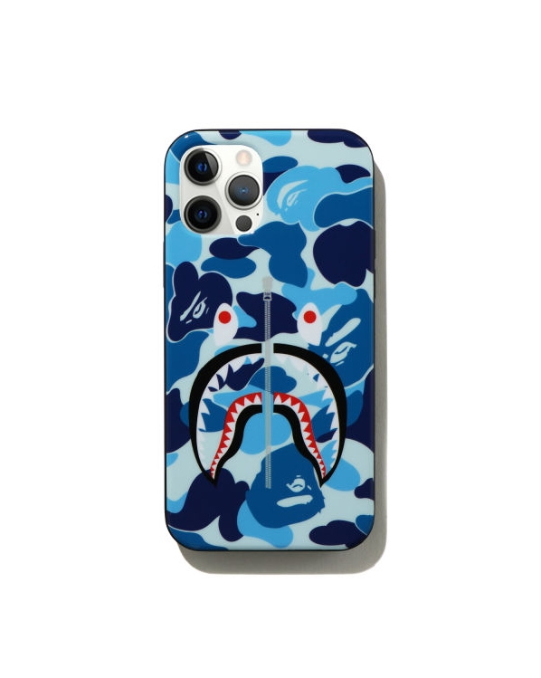 BAPE ABC Camo Shark iPhone 12 12 Pro Case Blue 1
