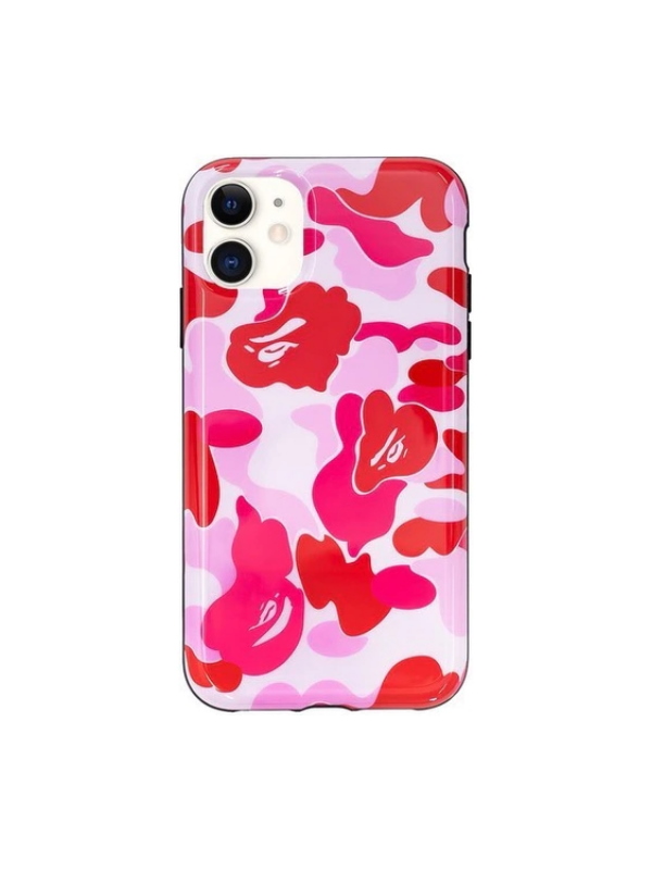 BAPE ABC Camo iPhone 11 Case Pink 1
