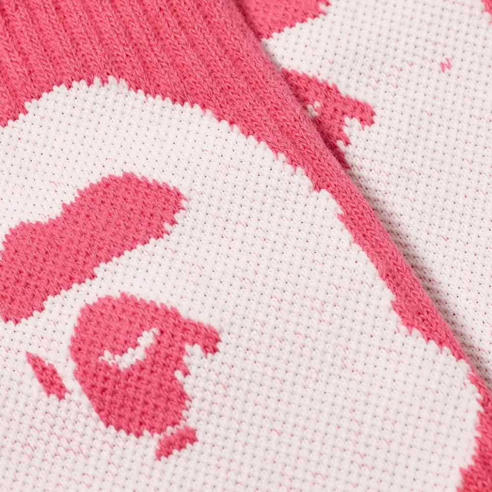 Спортивные носки BAPE Big Ape Head Socks Pink