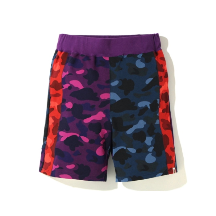 BAPE Color Camo Crazy Sweat Shorts Multi 1