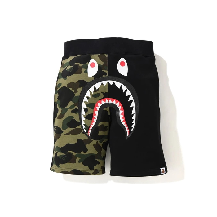 BAPE Shark Sweat Shorts SS21 Black 1