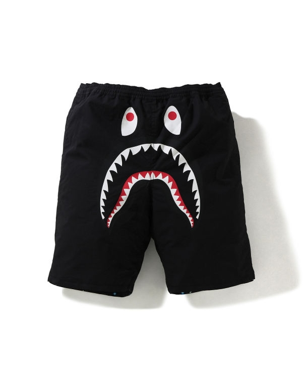 BAPE Space Camo Shark Reversible Shorts Black 1