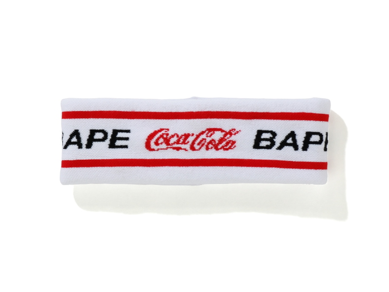 BAPE x Coca Cola Headband White 1