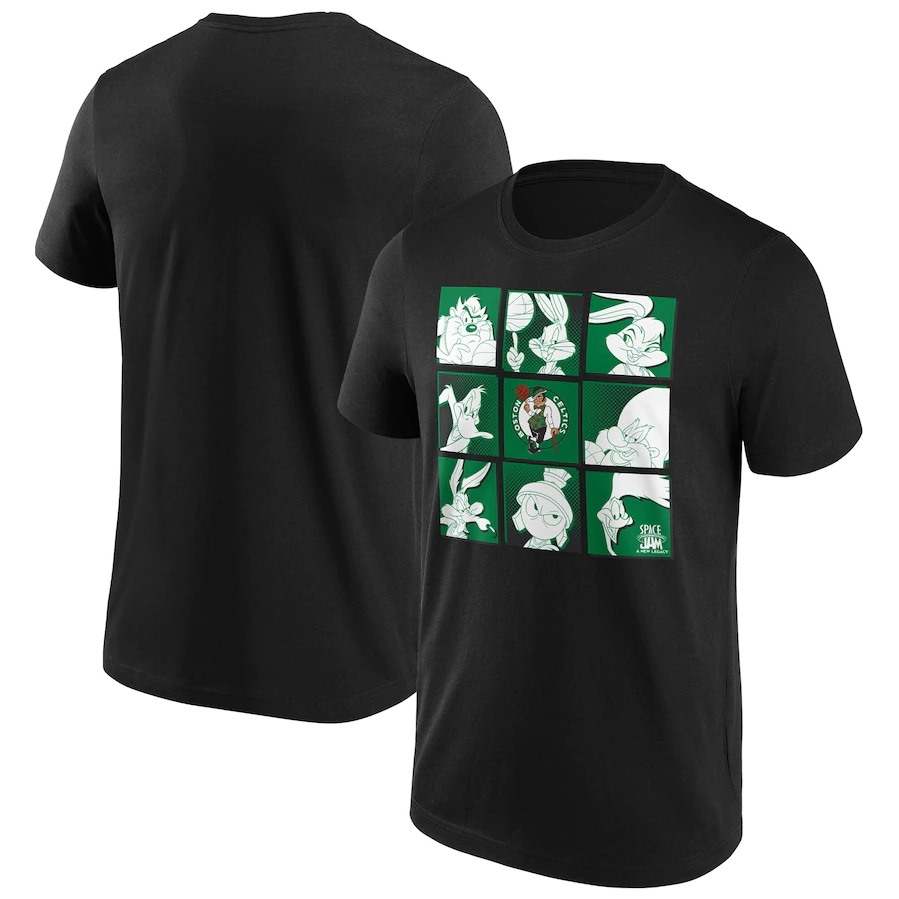 Boston Celtics Fanatics Branded Space Jam Tune Squad T Shirt Mens 1