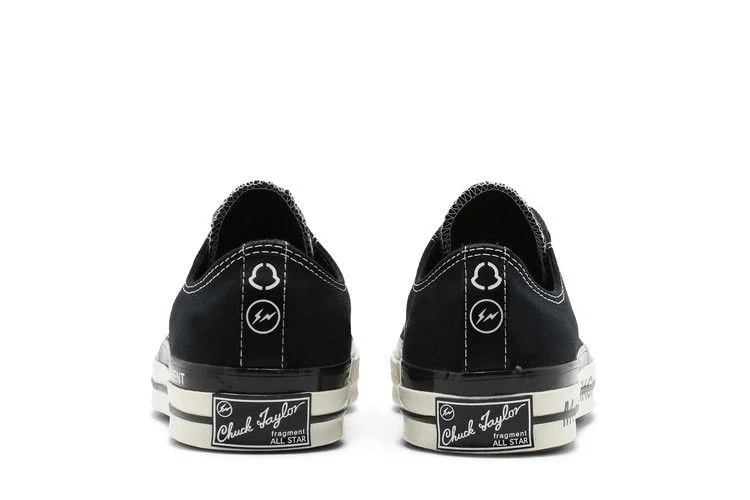 Кроссовки Fragment Design x Moncler x Converse Chuck 70 Low 'Black'