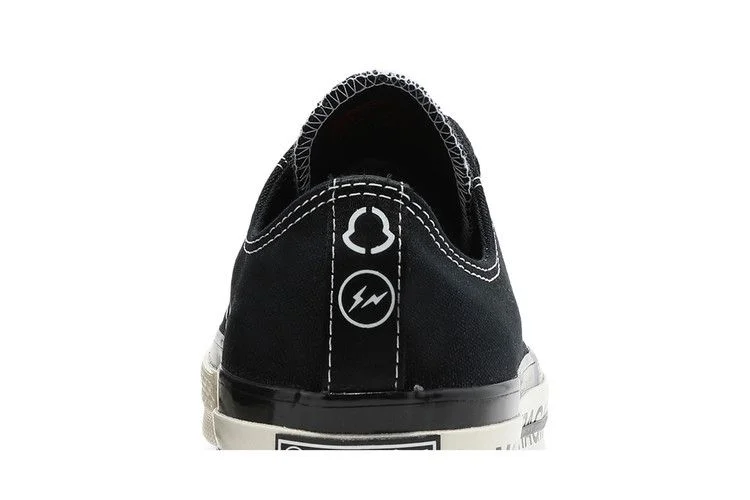 Кроссовки Fragment Design x Moncler x Converse Chuck 70 Low 'Black'
