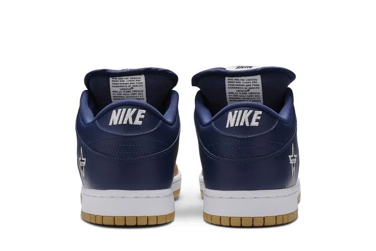 Кроссовки Supreme x Nike Dunk SB Low QS 'Metallic Gold'