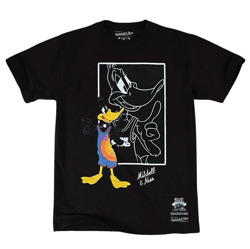Mitchell Ness Daffy Duck Tune Squad Space Jam T Shirt 1
