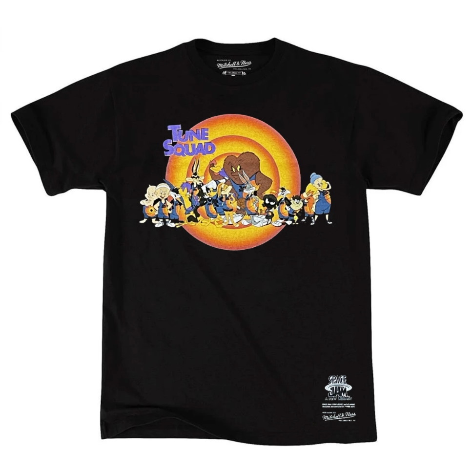 Mitchell Ness Tune Squad Line Up Space Jam T Shirt 1